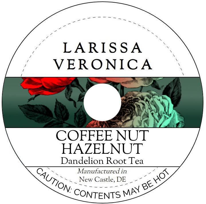 Coffee Nut Hazelnut Dandelion Root Tea <BR>(Single Serve K-Cup Pods)