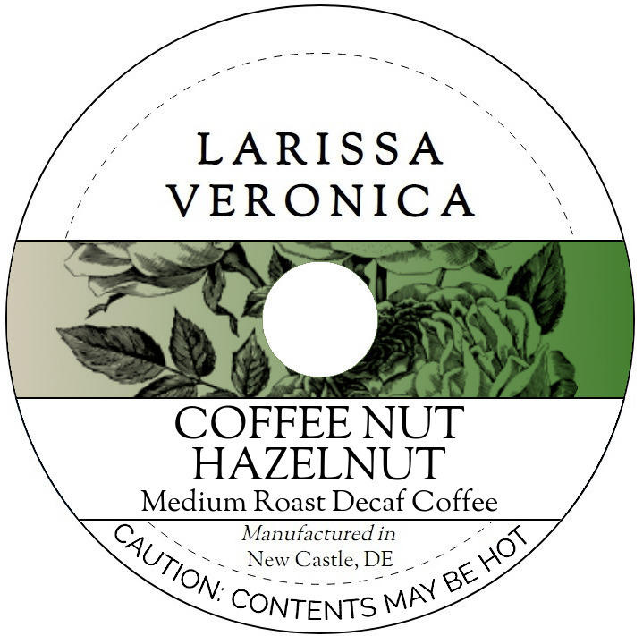 Coffee Nut Hazelnut Medium Roast Decaf Coffee <BR>(Single Serve K-Cup Pods)