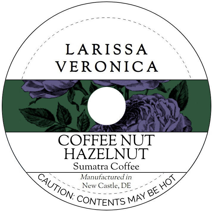 Coffee Nut Hazelnut Sumatra Coffee <BR>(Single Serve K-Cup Pods)
