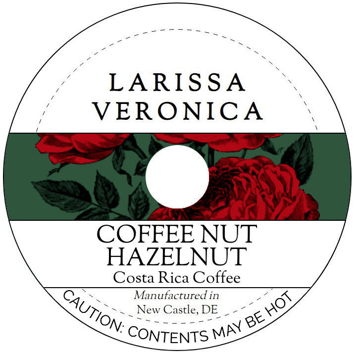 Coffee Nut Hazelnut Costa Rica Coffee <BR>(Single Serve K-Cup Pods)