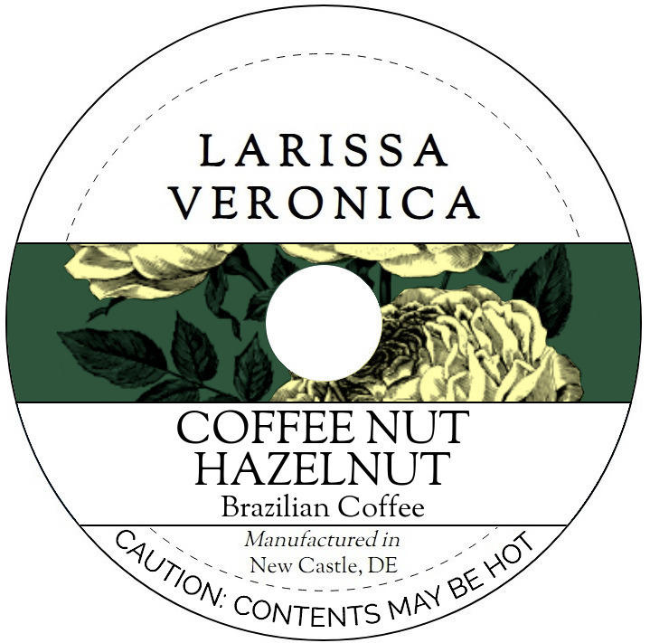 Coffee Nut Hazelnut Brazilian Coffee <BR>(Single Serve K-Cup Pods)