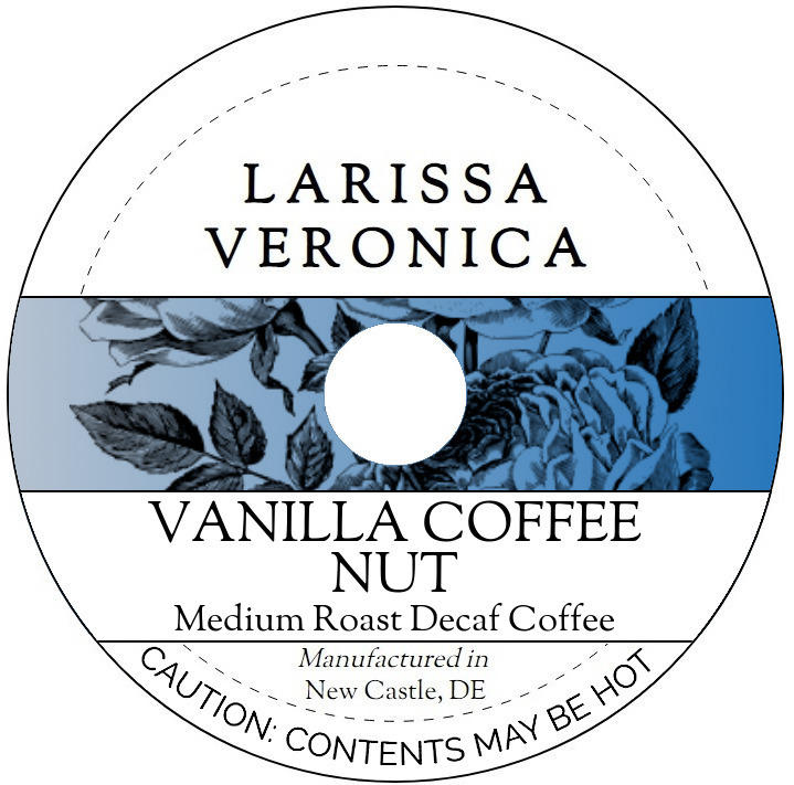 Vanilla Coffee Nut Medium Roast Decaf Coffee <BR>(Single Serve K-Cup Pods)