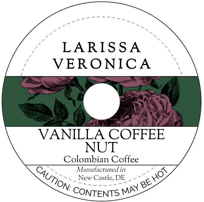 Vanilla Coffee Nut Colombian Coffee <BR>(Single Serve K-Cup Pods)