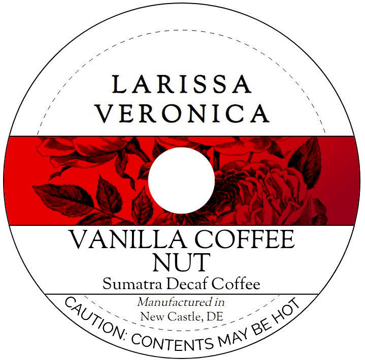 Vanilla Coffee Nut Sumatra Decaf Coffee <BR>(Single Serve K-Cup Pods)