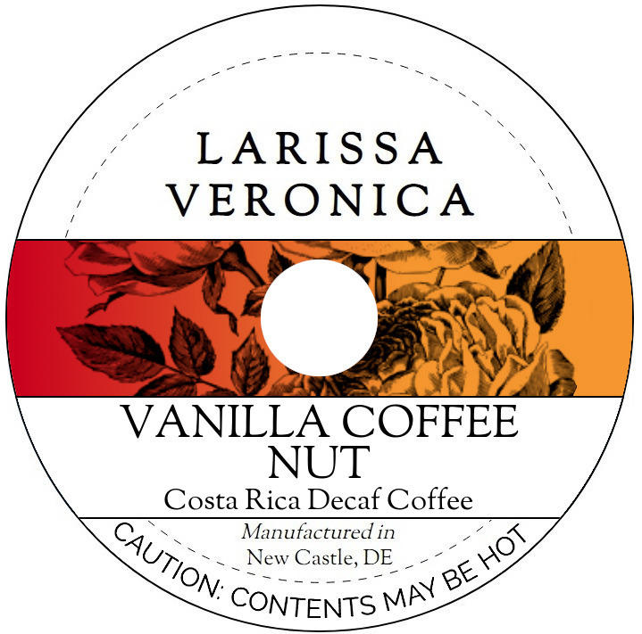 Vanilla Coffee Nut Costa Rica Decaf Coffee <BR>(Single Serve K-Cup Pods)