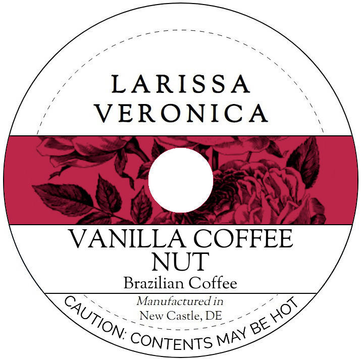 Vanilla Coffee Nut Brazilian Coffee <BR>(Single Serve K-Cup Pods)