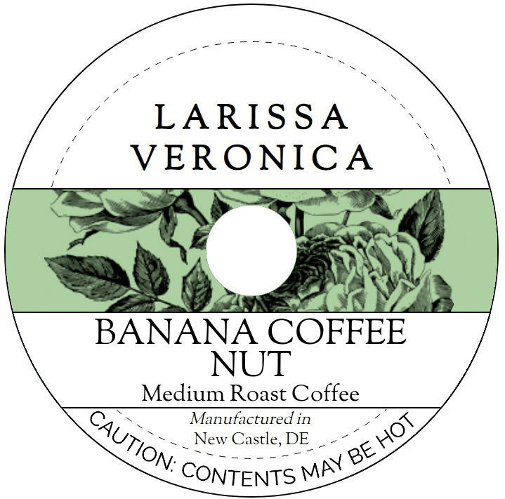 Banana Coffee Nut Medium Roast Coffee <BR>(Single Serve K-Cup Pods)