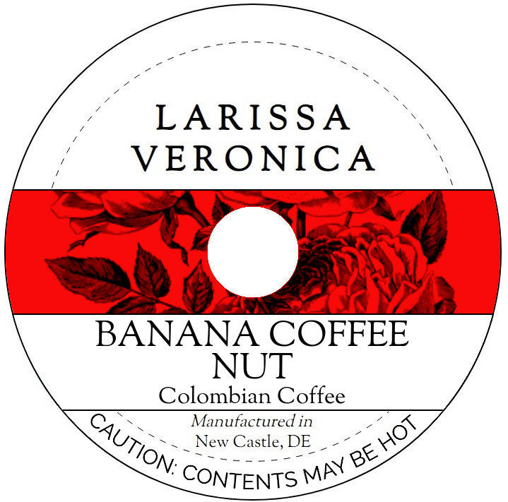 Banana Coffee Nut Colombian Coffee <BR>(Single Serve K-Cup Pods)