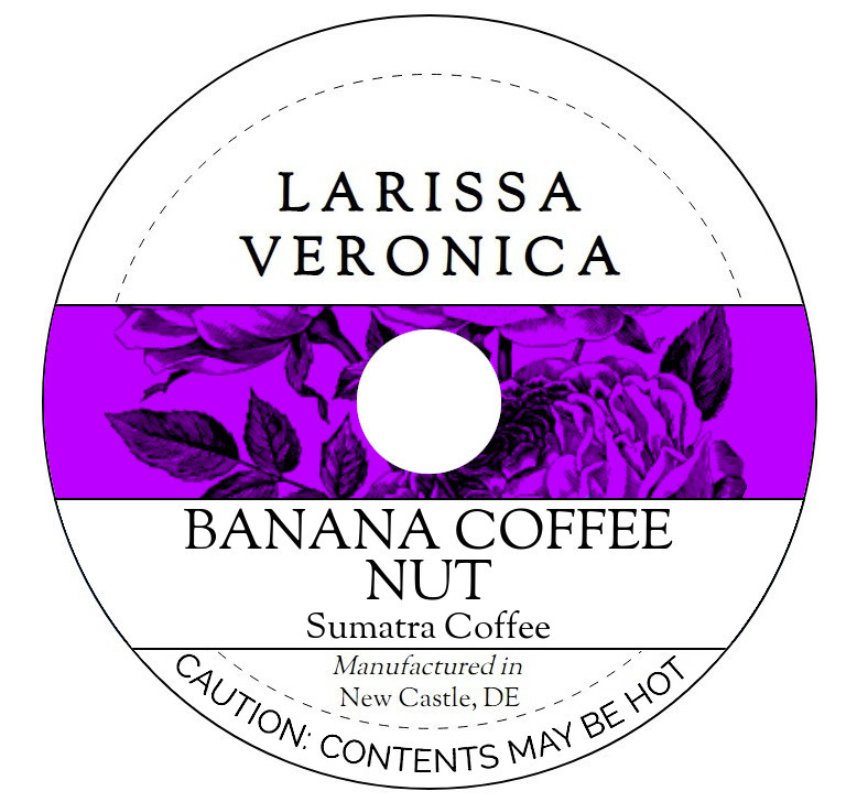 Banana Coffee Nut Sumatra Coffee <BR>(Single Serve K-Cup Pods)