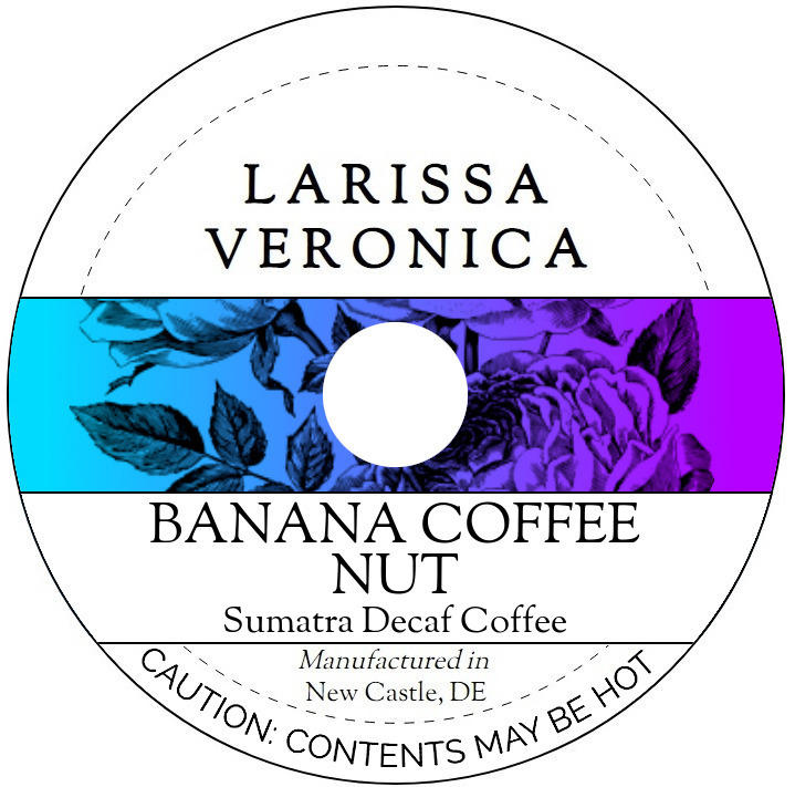 Banana Coffee Nut Sumatra Decaf Coffee <BR>(Single Serve K-Cup Pods)