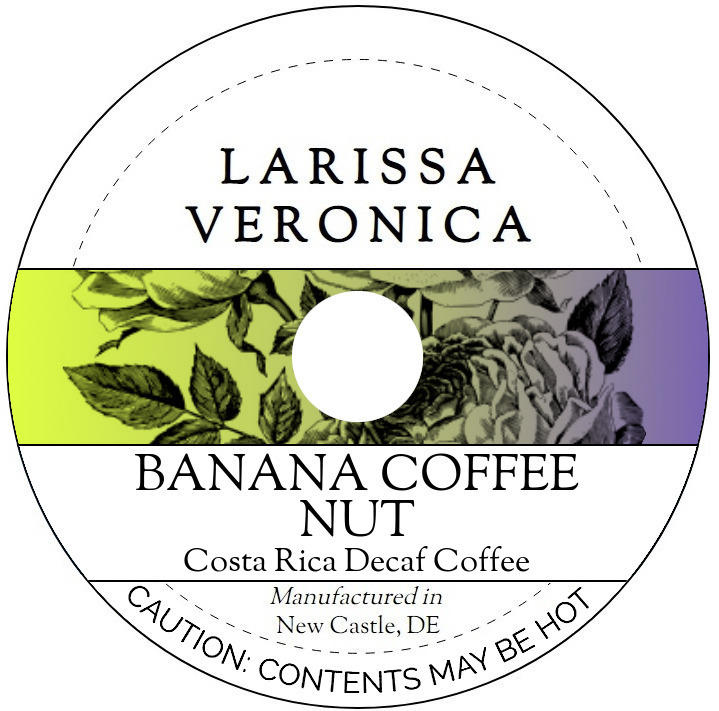 Banana Coffee Nut Costa Rica Decaf Coffee <BR>(Single Serve K-Cup Pods)