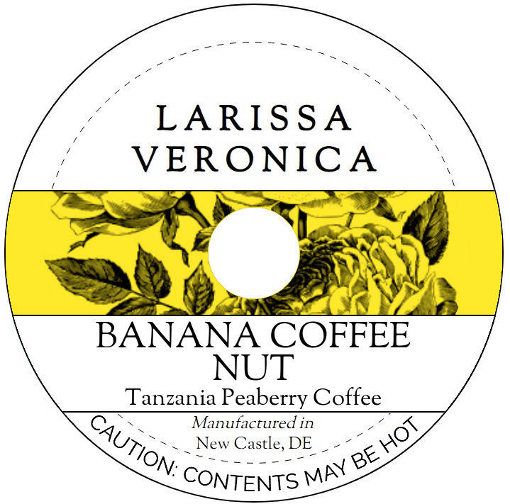 Banana Coffee Nut Tanzania Peaberry Coffee <BR>(Single Serve K-Cup Pods)