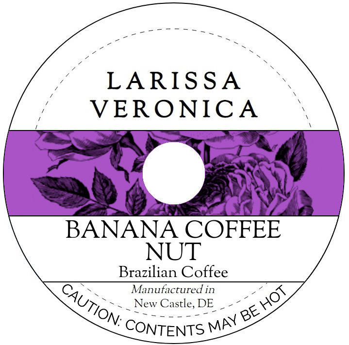 Banana Coffee Nut Brazilian Coffee <BR>(Single Serve K-Cup Pods)