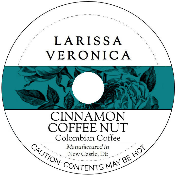 Cinnamon Coffee Nut Colombian Coffee <BR>(Single Serve K-Cup Pods)
