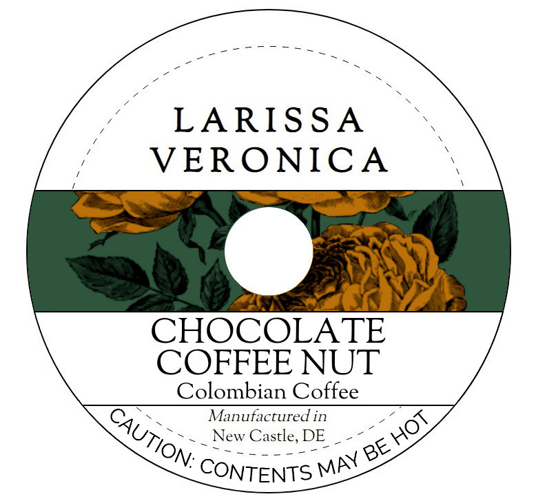 Chocolate Coffee Nut Colombian Coffee <BR>(Single Serve K-Cup Pods)