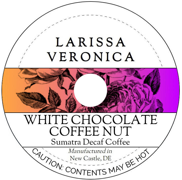White Chocolate Coffee Nut Sumatra Decaf Coffee <BR>(Single Serve K-Cup Pods)