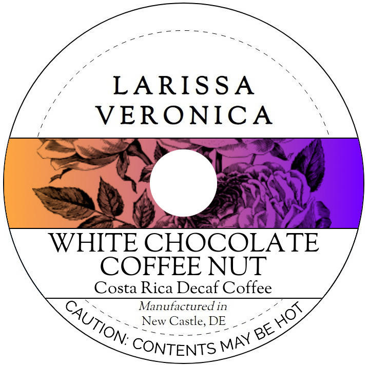 White Chocolate Coffee Nut Costa Rica Decaf Coffee <BR>(Single Serve K-Cup Pods)