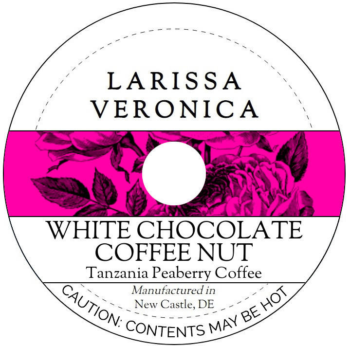 White Chocolate Coffee Nut Tanzania Peaberry Coffee <BR>(Single Serve K-Cup Pods)