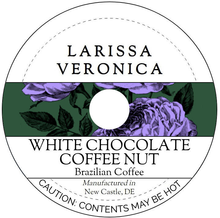 White Chocolate Coffee Nut Brazilian Coffee <BR>(Single Serve K-Cup Pods)