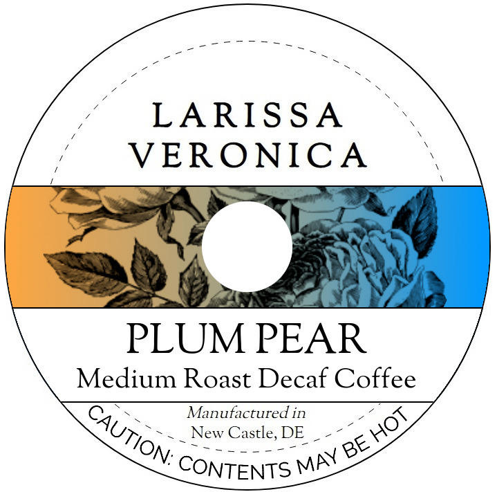 Plum Pear Medium Roast Decaf Coffee <BR>(Single Serve K-Cup Pods)