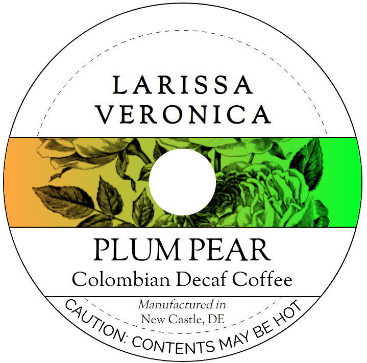 Plum Pear Colombian Decaf Coffee <BR>(Single Serve K-Cup Pods)