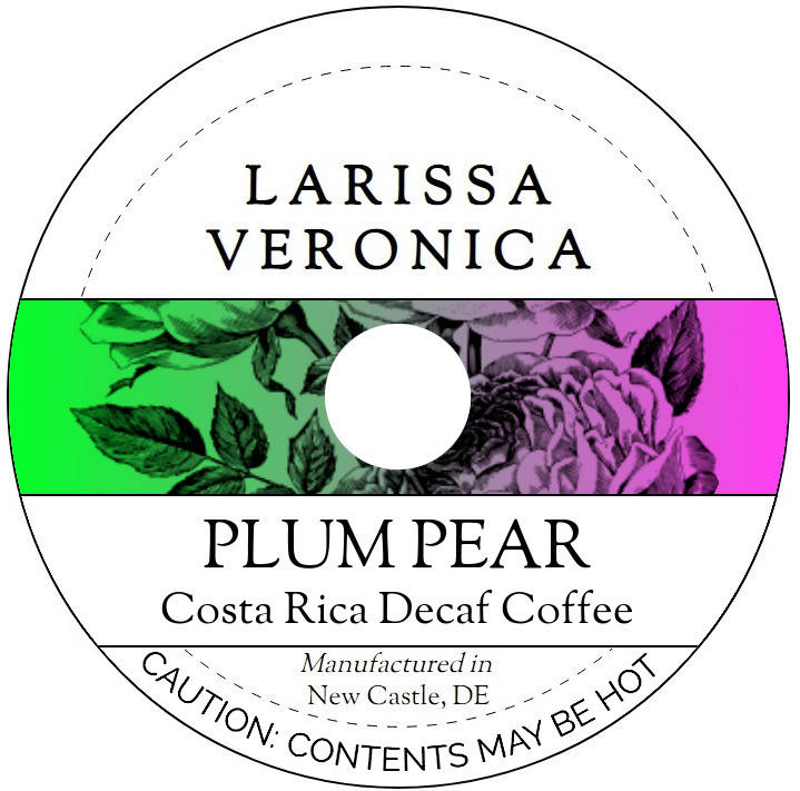 Plum Pear Costa Rica Decaf Coffee <BR>(Single Serve K-Cup Pods)