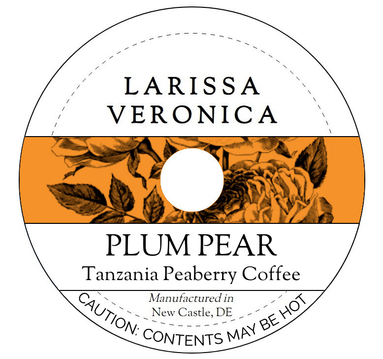 Plum Pear Tanzania Peaberry Coffee <BR>(Single Serve K-Cup Pods)