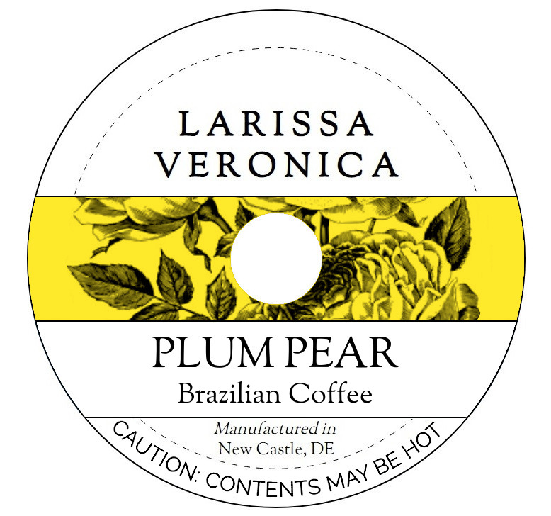 Plum Pear Brazilian Coffee <BR>(Single Serve K-Cup Pods)