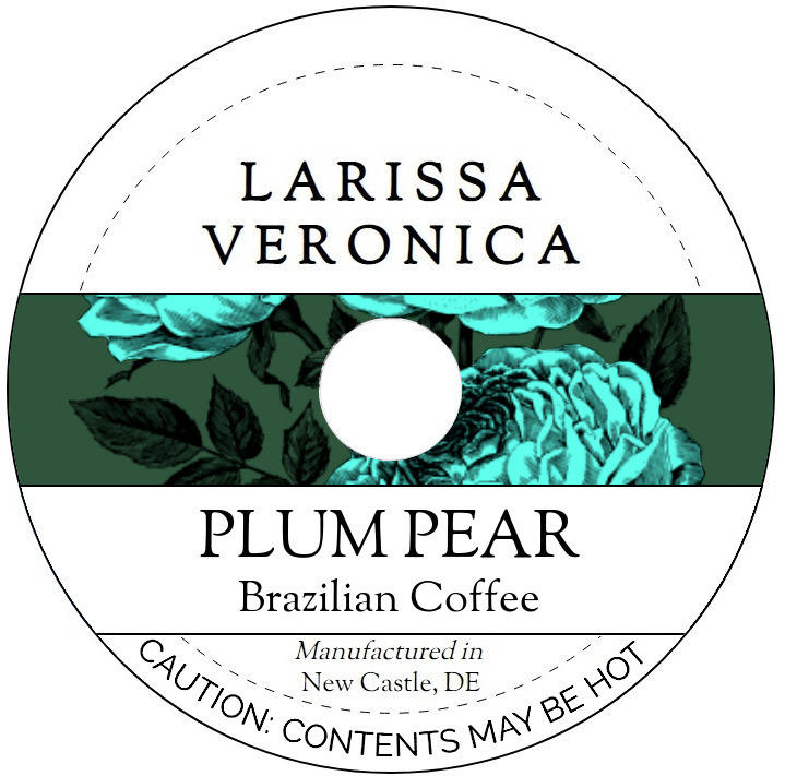 Plum Pear Brazilian Coffee <BR>(Single Serve K-Cup Pods)