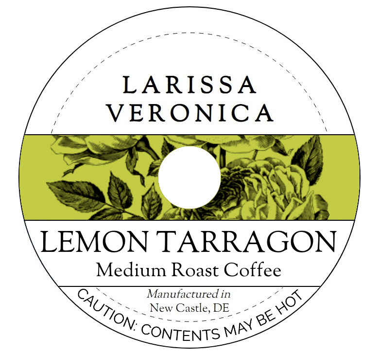 Lemon Tarragon Medium Roast Coffee <BR>(Single Serve K-Cup Pods)