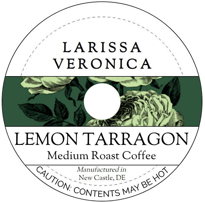 Lemon Tarragon Medium Roast Coffee <BR>(Single Serve K-Cup Pods)