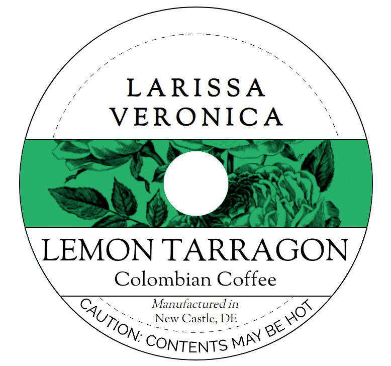 Lemon Tarragon Colombian Coffee <BR>(Single Serve K-Cup Pods)