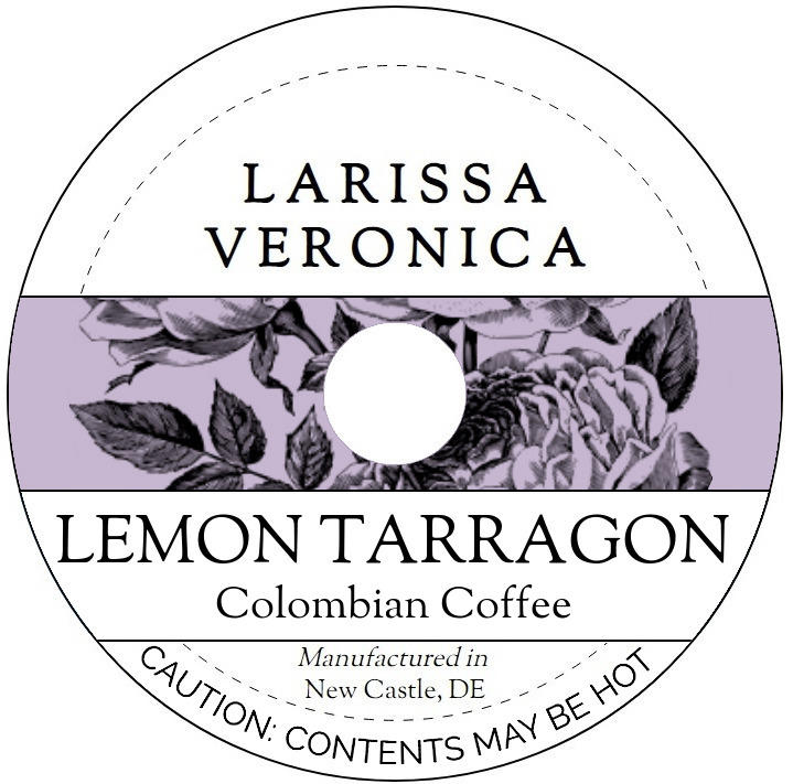 Lemon Tarragon Colombian Coffee <BR>(Single Serve K-Cup Pods)