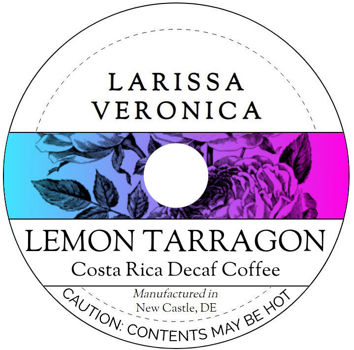 Lemon Tarragon Costa Rica Decaf Coffee <BR>(Single Serve K-Cup Pods)