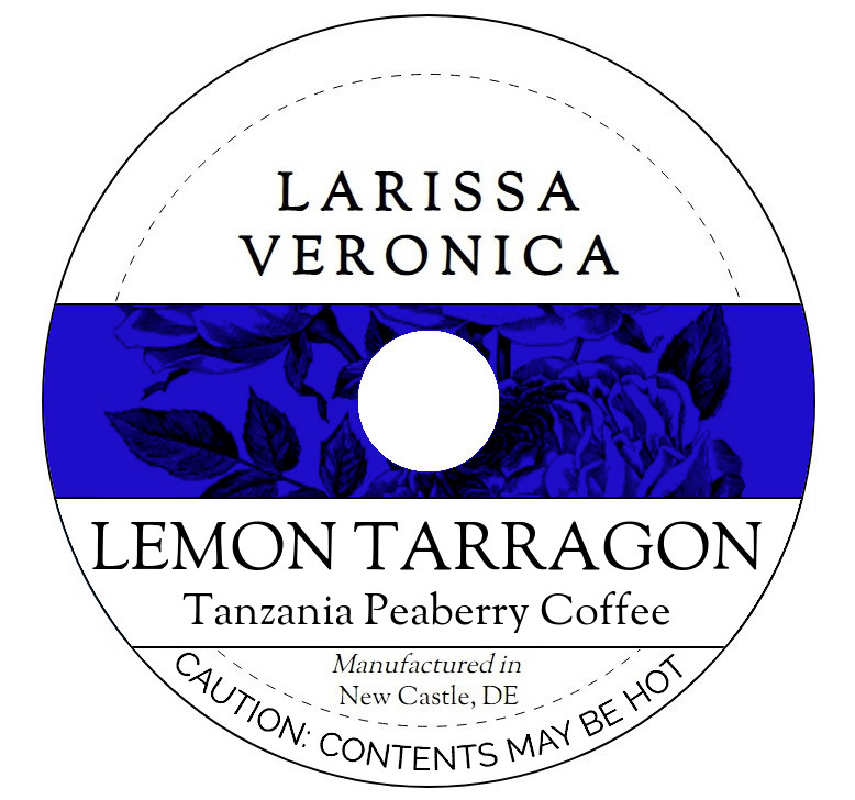 Lemon Tarragon Tanzania Peaberry Coffee <BR>(Single Serve K-Cup Pods)