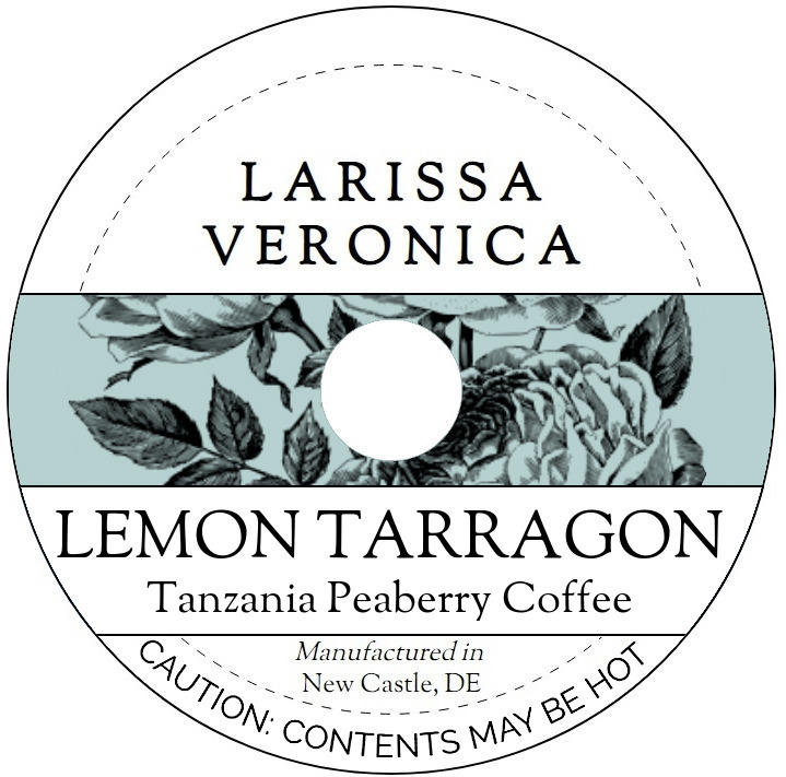 Lemon Tarragon Tanzania Peaberry Coffee <BR>(Single Serve K-Cup Pods)