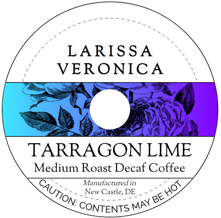 Tarragon Lime Medium Roast Decaf Coffee <BR>(Single Serve K-Cup Pods)
