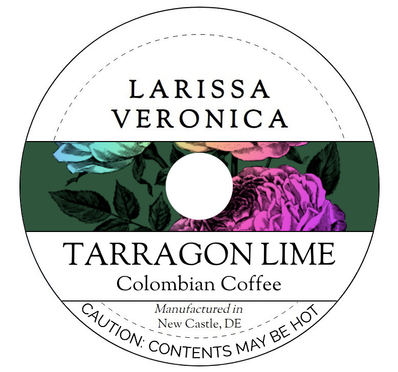 Tarragon Lime Colombian Coffee <BR>(Single Serve K-Cup Pods)