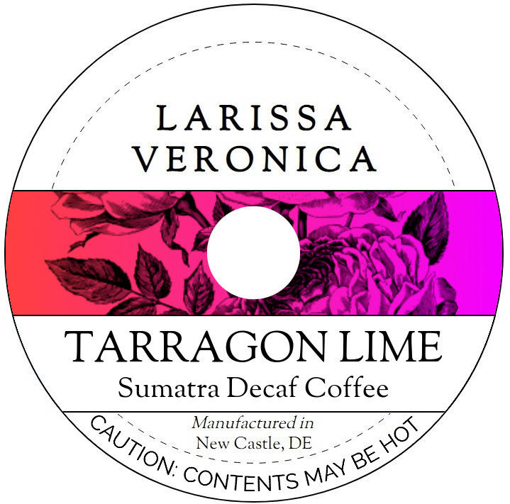 Tarragon Lime Sumatra Decaf Coffee <BR>(Single Serve K-Cup Pods)