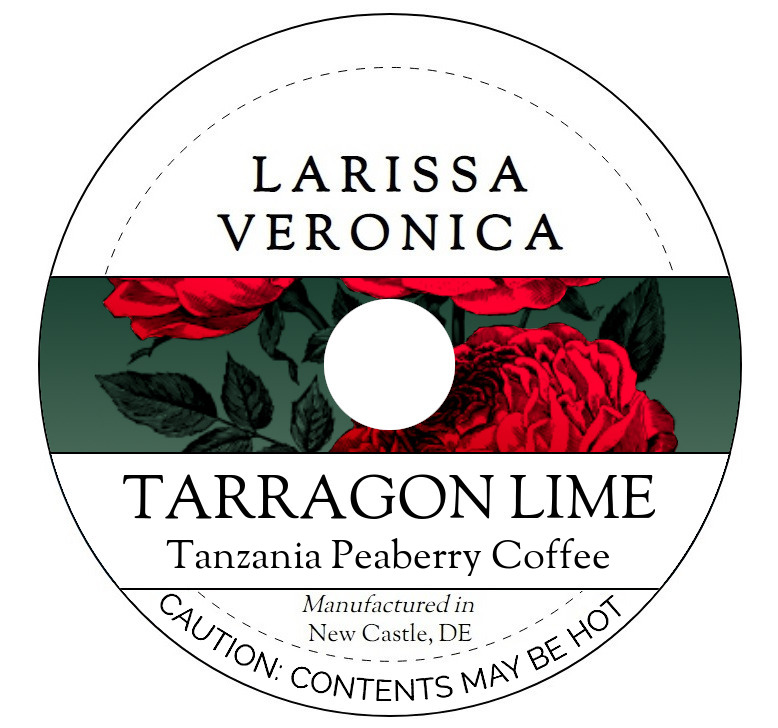 Tarragon Lime Tanzania Peaberry Coffee <BR>(Single Serve K-Cup Pods)