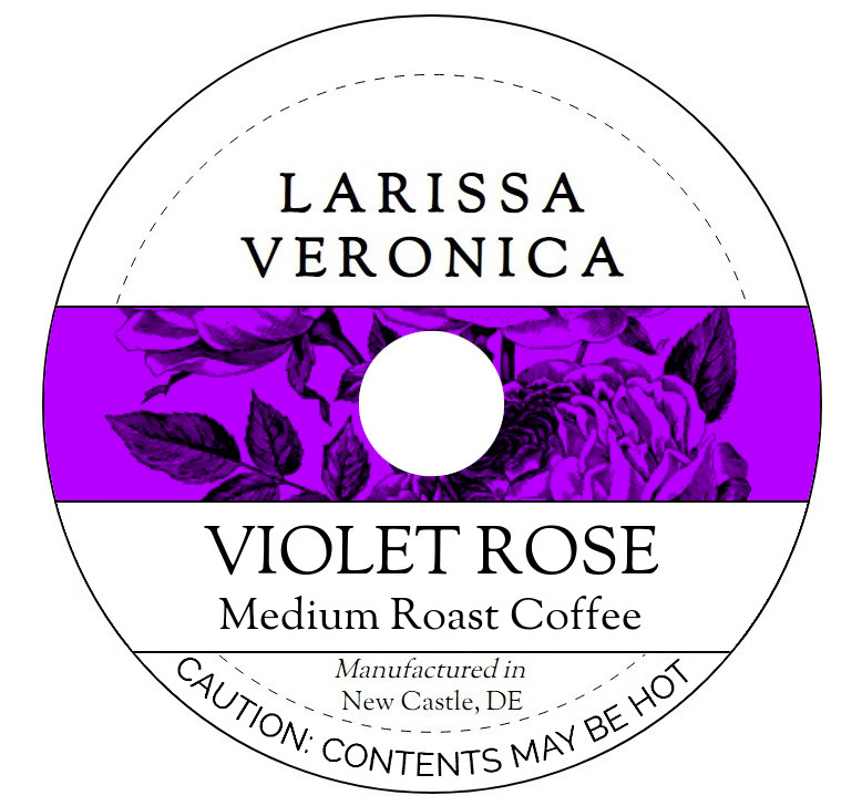 Violet Rose Medium Roast Coffee <BR>(Single Serve K-Cup Pods)