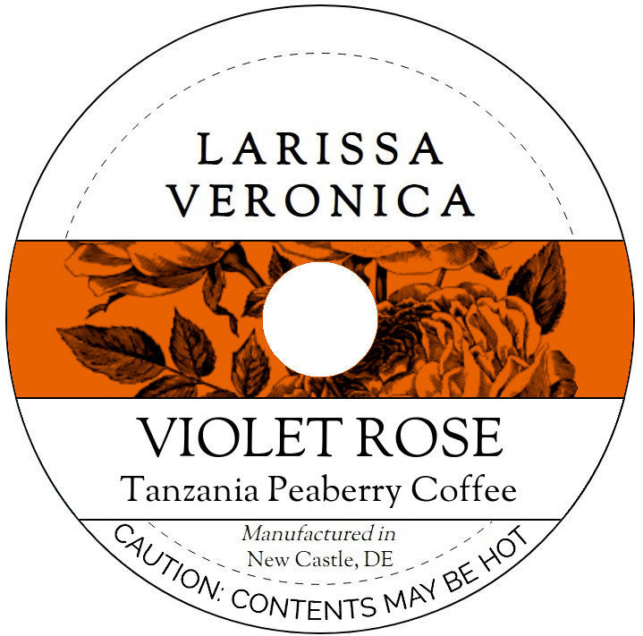 Violet Rose Tanzania Peaberry Coffee <BR>(Single Serve K-Cup Pods)