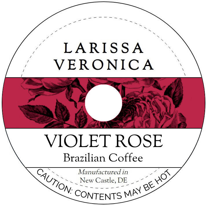 Violet Rose Brazilian Coffee <BR>(Single Serve K-Cup Pods)