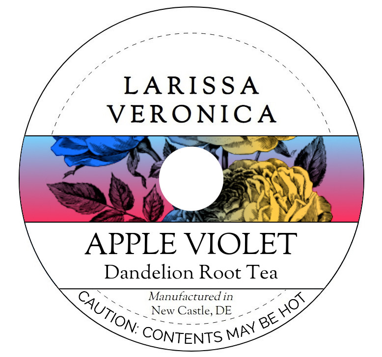 Apple Violet Dandelion Root Tea <BR>(Single Serve K-Cup Pods)