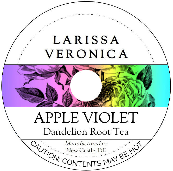 Apple Violet Dandelion Root Tea <BR>(Single Serve K-Cup Pods)
