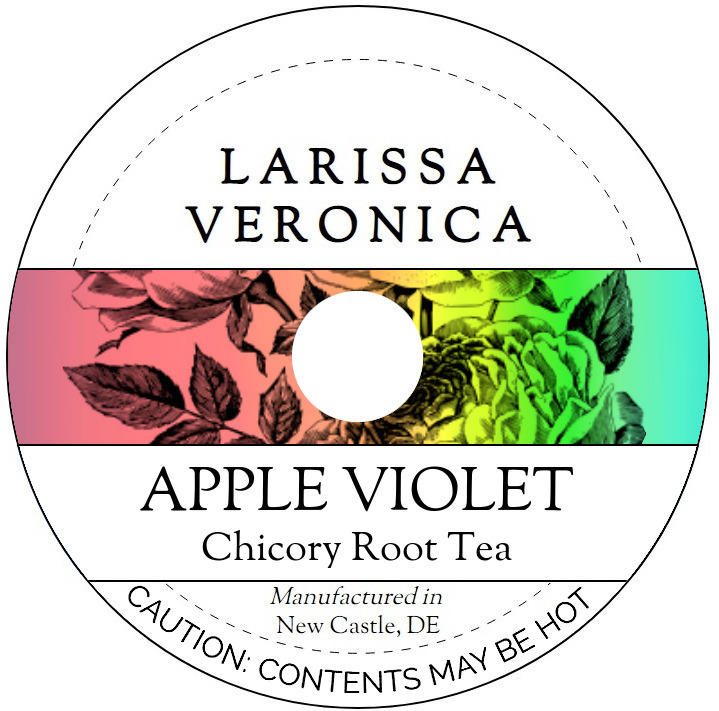 Apple Violet Chicory Root Tea <BR>(Single Serve K-Cup Pods)