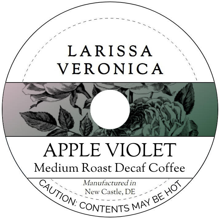 Apple Violet Medium Roast Decaf Coffee <BR>(Single Serve K-Cup Pods)