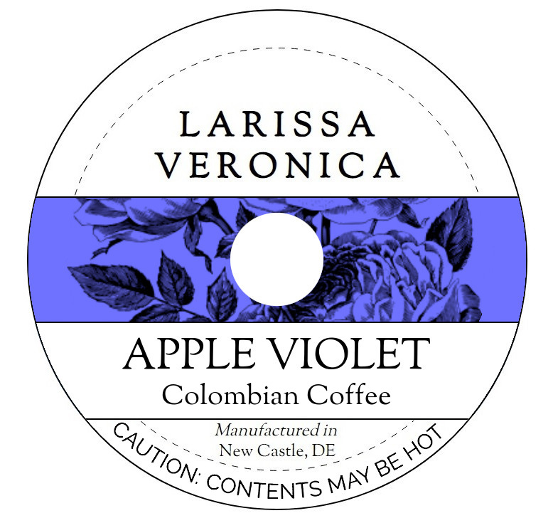 Apple Violet Colombian Coffee <BR>(Single Serve K-Cup Pods)
