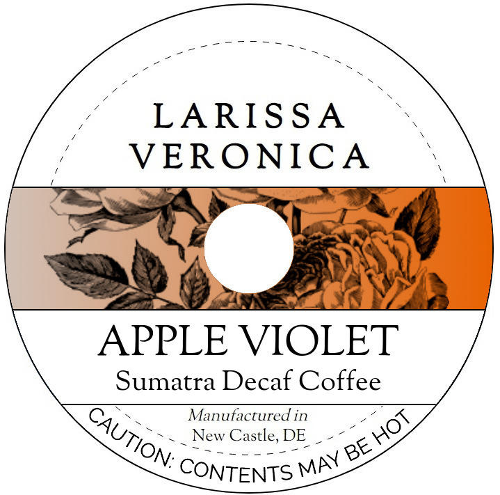 Apple Violet Sumatra Decaf Coffee <BR>(Single Serve K-Cup Pods)