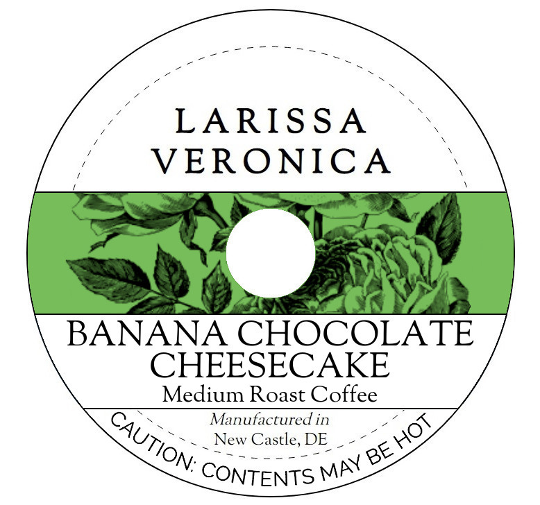 Banana Chocolate Cheesecake Medium Roast Coffee <BR>(Single Serve K-Cup Pods)